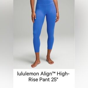 Lululemon Align leggings in Pipe Dream Blue